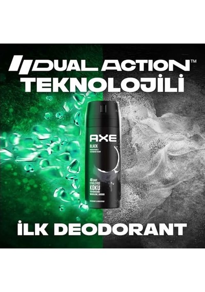 Axe Erkek Deodorant Sprey Black 150 Ml