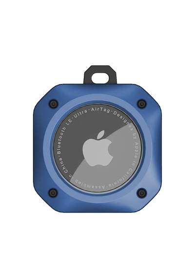 Buff Tagsafe Proshield Taşınabilir Anahtarlık Apple Uyumlu AirTag Kılıf Blue