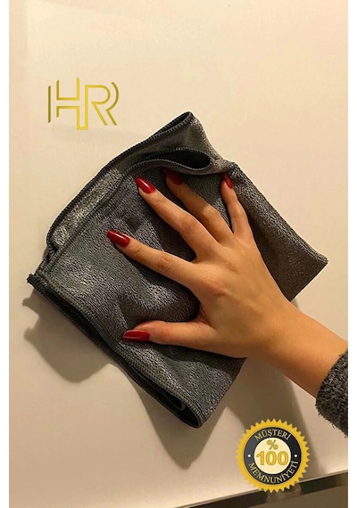 Hrpak Sihirli Ankastre Ocak Davlumbaz Temizlik Bezi Gri 3'lü 40 x 40 CM