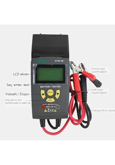 Duoyı Dy 3015B Termal Yazıcılı Akü Test Cihazı 12V N11.47