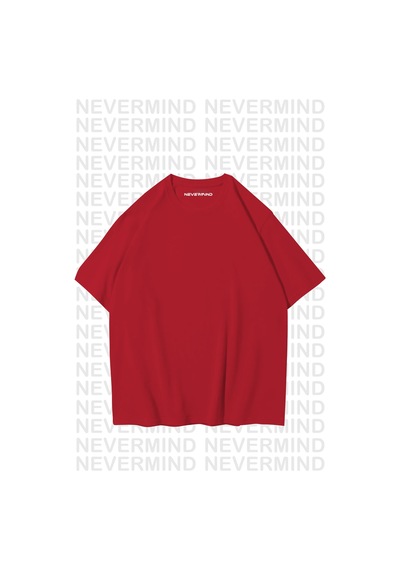 Nevermind He Keeps Me Safe / She Keeps Me Wild Unisex Çift Tişörtü 2'li Beyaz-kırmızı