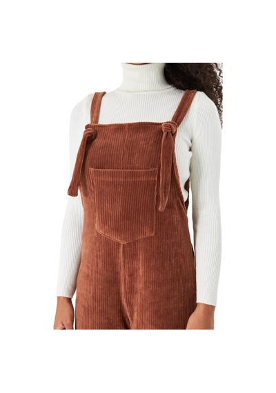 Palena Plnl6111 - Kadife Örme Salopet Camel
