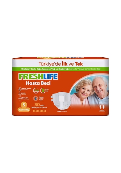 Freshlife Yetişkin Hasta Bezi Bel Bantlı S-küçük-small 120 Adet