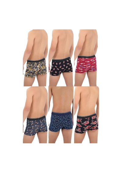 Andredimoda Erkek 6'lı Boxer 1. Sınıf Kumaş Premium Paket Özel Dizayn. Düz Likralı Boxer Şort Çeyizlik Hediyelik Karışık2 Karışık2
