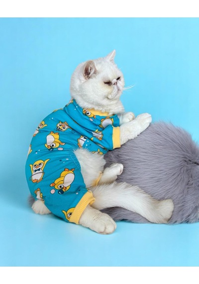 Kemique Penpen The Penguin Penye Kedi Tulum Pijama