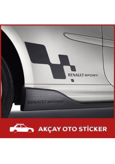 Renault Sport Sticker Renault Sticker Renault Kapı Altı Sticker