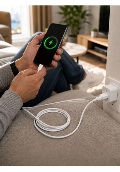 Mey İthalat Usb Hızlı Şarj Aleti 2m