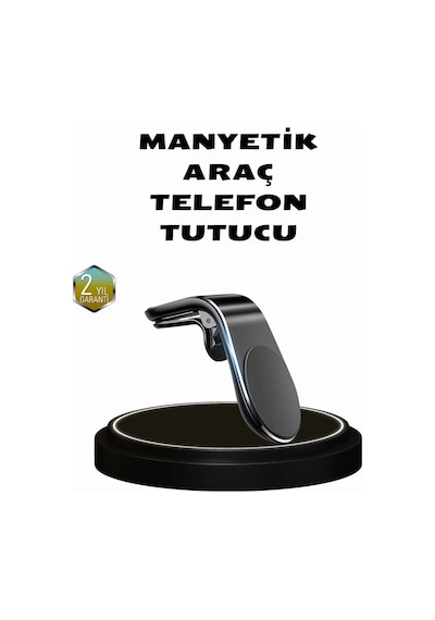 Mey İthalat 360 Dönebilen Manyetik Araç Telefon Tutucu Sarsıntısız Ve Şık Tasarımlı