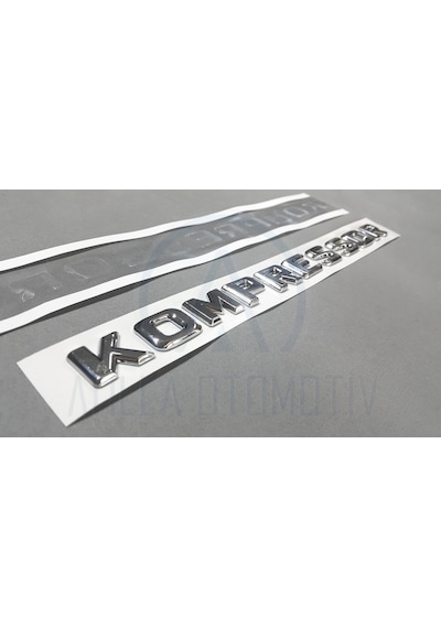 Mercedes C Serisi W202 W203 W204 Kompressör Bagaj Yazisi Krom 377522315
