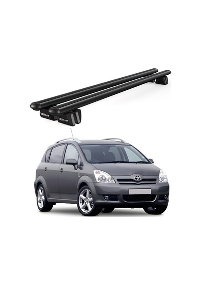 Pençe Toyota Corolla Verso 2001-2010 Uyumlu Siyah Ara Atkı Port Bagaj Tavan Barı
