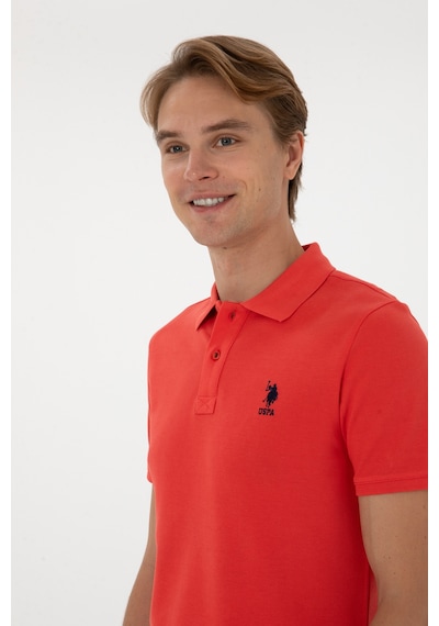 U.S. Polo Assn. Erkek Kırmızı Basic Tişört 50298041-VR213
