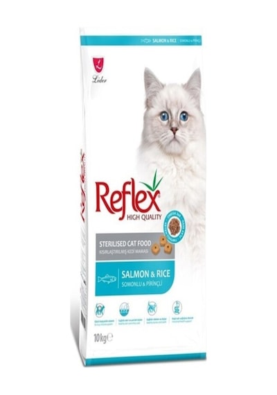 Reflex Sterilised Somon Balıklı Kedi Maması 10 Kg