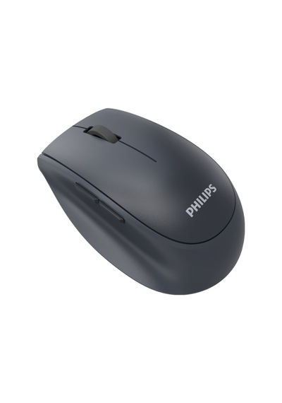 Phılıps Spk7627k, Gri, Usb Nano 2,4gh Ve Bluetooth Kablosuz, 1600dpi, Optic, 5 Tuşlu, Şarj Edilebilir, Mouse