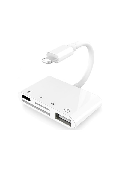 Lightning İphone Uyumlu Lightning To Usb Lightning Micro Sd Tf Kart Okuyucu Çevirici Dönüştürücü Ada