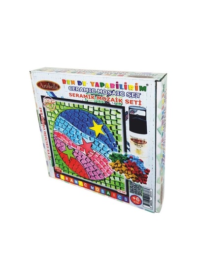 Artebella Seramik Mozaik Seti Renkli Toplar 20x20cm MS-008