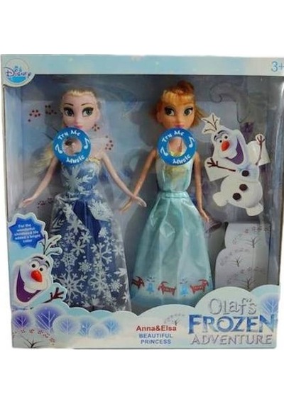 Şarkı Söyleyen Elsa Ve Anna 2'Li Oyuncak Bebek Karlar Ülkesi Froz