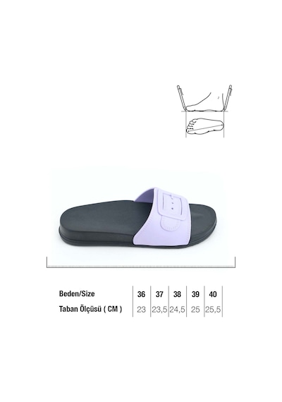 Gezer Yazlık Kadın Tek Toka Islak Zemine Uygun Terlik Gt5yze.14311.00.x49.2n Lila