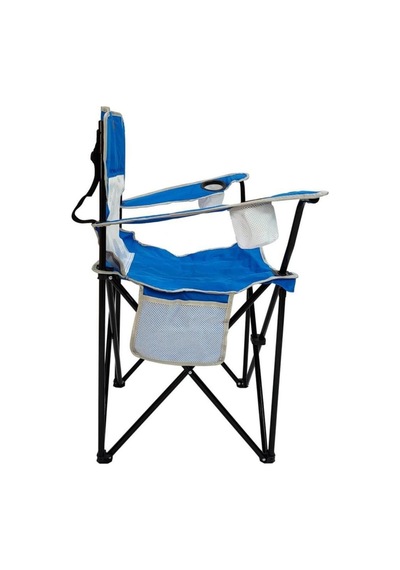 Katlanır Kamp Piknik Sandalyesi - Madfox Harbor - Bardaklıklı - Mavi - 547285 - Taşıma Çantalı Çok Renkli