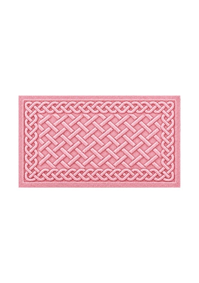 Dijital Baskılı Kabartma Görünümlü Modern Kaydırmaz Taban Banyo Lavabo Paspası 60x100 Pembe - 931535136 Pembe