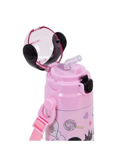 Muggle Çelik Matara 550 Ml - Pembe Açık Pembe