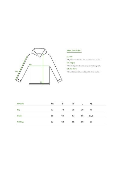 Brz Collection Oversize Neon Teddy Bear Hoodie Siyah