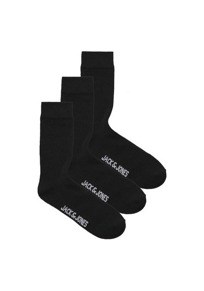 Jack & Jones Jacblack 3 Pack Erkek Çorap Siyah