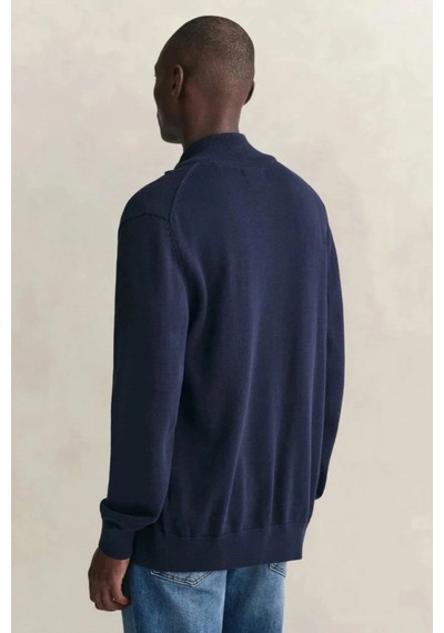 Gant Erkek Lacivert Regular Fit Fermuarlı Hırka-24669
