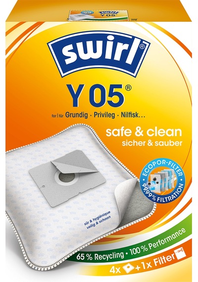 Swirl Y05 EcoPor Elektrikli Süpürge Toz Torbası