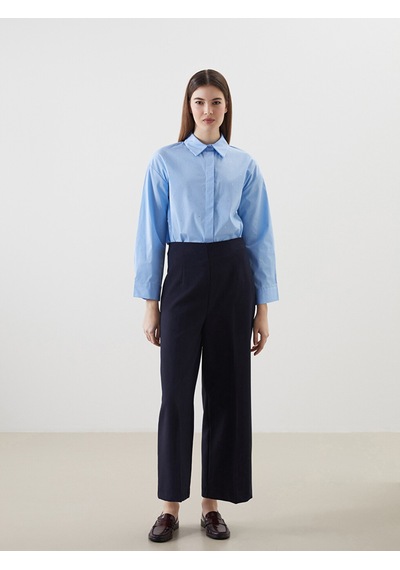 Lcw Modest Lacivert Standart Fit Kadın Pantolon