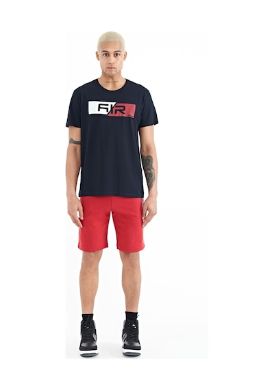 Air Jones Tommy Life Alva Kırmızı Baskılı Erkek Şort - 81245 Kırmızı