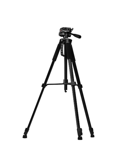 Gdx 200 Profesyonel Tripod 3 Kademeli Asansörlü Su Terazili 3 Yönlü Pan Tilt Kafa Kamera Ve Video Standı