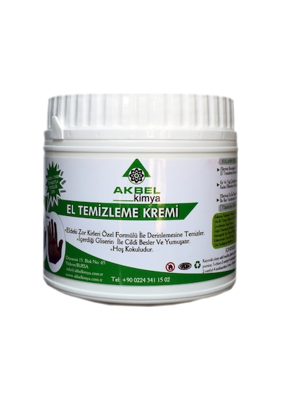 Akbel Endüstriyel El Temizleme Kremi 500 Gr (194642929) Akbel Endüstriyel El Temizleme Kremi 500 Gr (194642929)