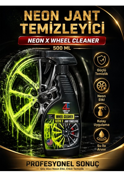 4e Care Neon X Jant Temizleyici Ve Parlatıcı 500 Ml