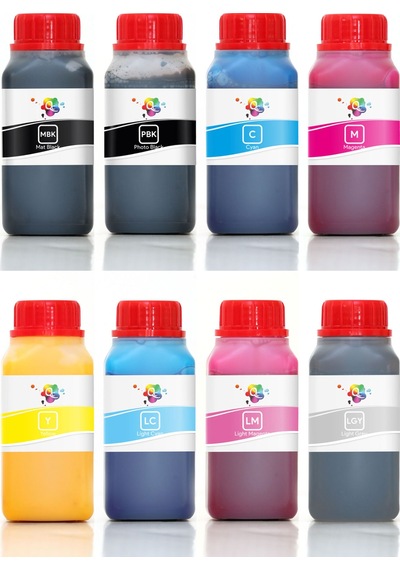 QC HP 38 C9412 C9413 C9414 C9415 C9416 C9417 C9418 C9419 Kartuş Mürekkep Seti 250ml 8 Renk