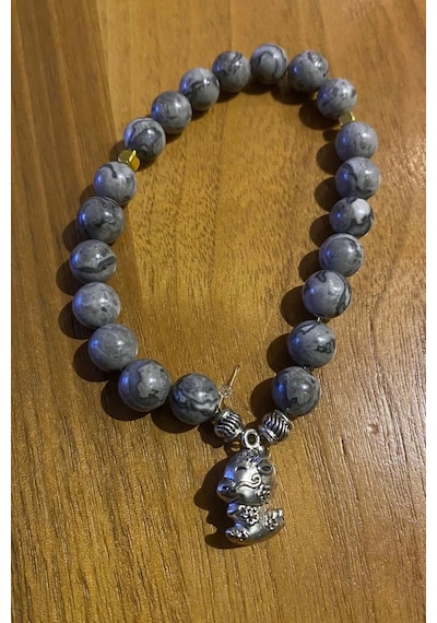 Çin Takvimi Burçları Çharm Jasper Doğal Taş Bileklik Hand Made El İşi Feng Shui Ejderha Yılı Koruyucu Hayvan Dragon Ejderha Objeli Çok Renkli