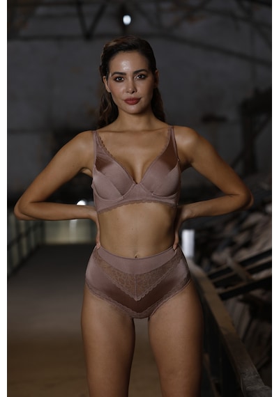 Lenaca Giorgia Wire Bra, Vizon Konforlu Ve Şık Sütyen Çok Renkli