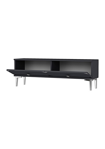 Tda1297as - Alfa120 Duvara Montaj Tv Stand, Tv Rafı, Tv Sehpası Antrasit - Sılver 120cm