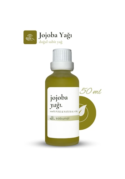 Sabunal Jojoba Yağı 50 ML - Cilt ve Saç Uyumlu Nemlendirici Bakım Yağı