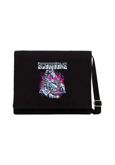 Scorpions Neo-scorp Siyah Kanvas Postacı Çantası