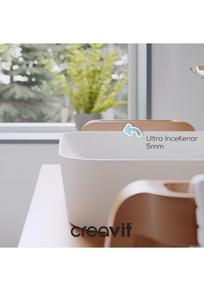 Kare Beyaz Deliksiz Lavabo 40 Cm Modern Tasarım İle Şık 508 Yeşil