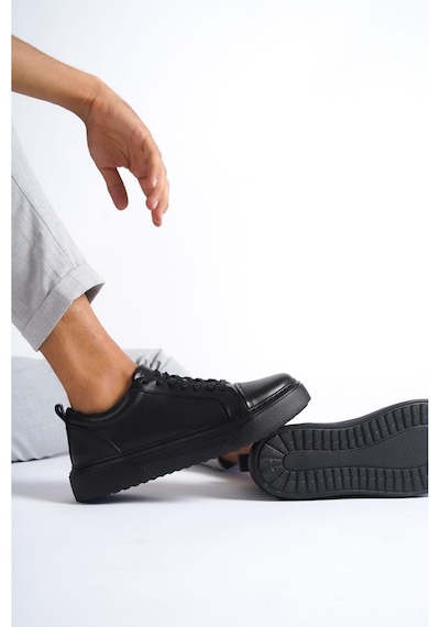 Mubiano Hakiki Deri M3-ss Siyah/siyah Erkek Spor Ayakkabı & Sneaker Siyah/siyah