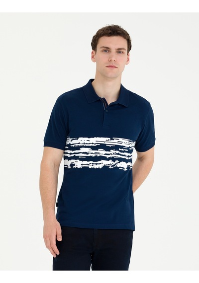Pierre Cardin Erkek Lacivertvert Tişört 50263931-Vr033 Lacivert