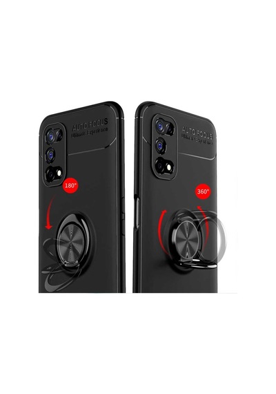 Realme 7 Pro Kilif Yüzüklü Magnetli Ravel Case 389753113