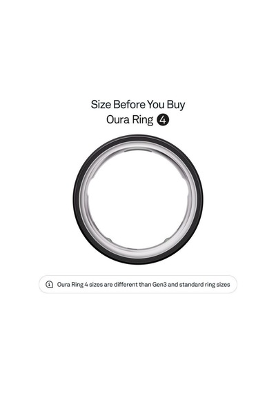Oura Siyah Ring 4 Akıllı Sağlık Ve Aktivite Yüzüğü Beden 12 Akıllı Yüzükler