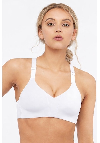 Nike Rival Dri Fit High Support Sports Bra Kadın Yüksek Destekli Spor Sütyeni Beyaz Beyaz