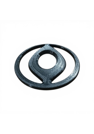 Mazda 323 626 Ön Panjur Logo 7cm X 5.5cm Amblem Arma Logosu Siyah 0