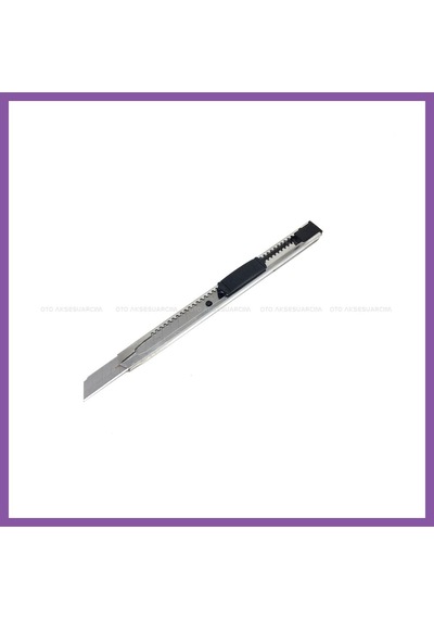 Bezos Metal Dar Maket Bıçağı İnce Falçata 9mm Bzoshb