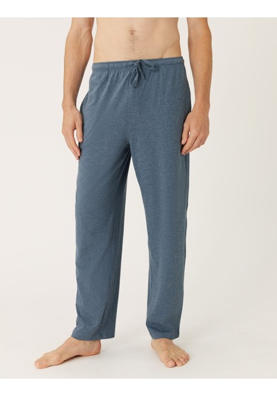 Marks & Spencer Saf Pamuklu 2'li Pijama Altı Seti T07000500 Mavi