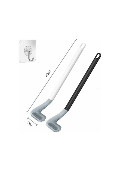 Temizlik Fırçası Silikon Golf Tasarım Wc Banyo Mutfak Klozet Temizleme Uzun Saplı Askılı Fırça Diğer