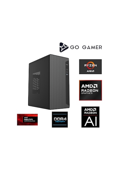 Go Gamer AE332 R7-5700G 32 GB 1 TB SSD Free Dos Oem Paket Masaüstü Oyuncu Bilgisayarı